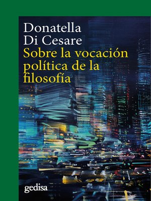cover image of Sobre la vocación política de la filosofía
